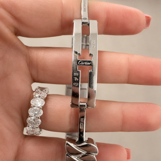 Cartier La Dona Ladies Watch | 18k White Gold | Diamond Bezel | Pre-Owned