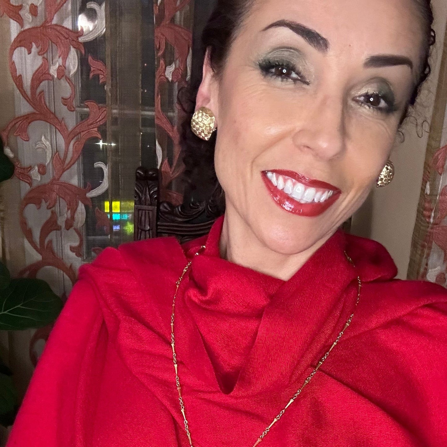 Roberto Coin Appassionata Woven Earrings 18k Yellow Gold