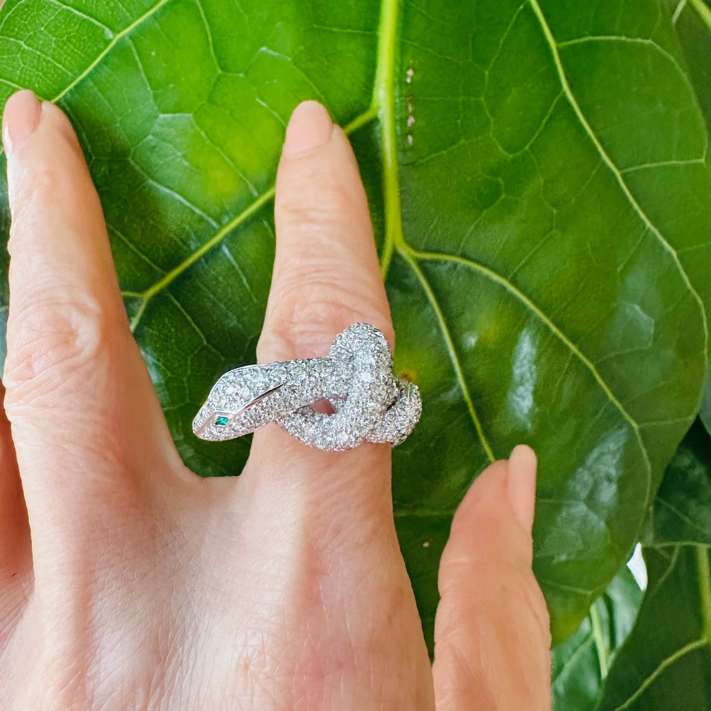 Boucheron Kaa The Snake Diamond Ring 18k