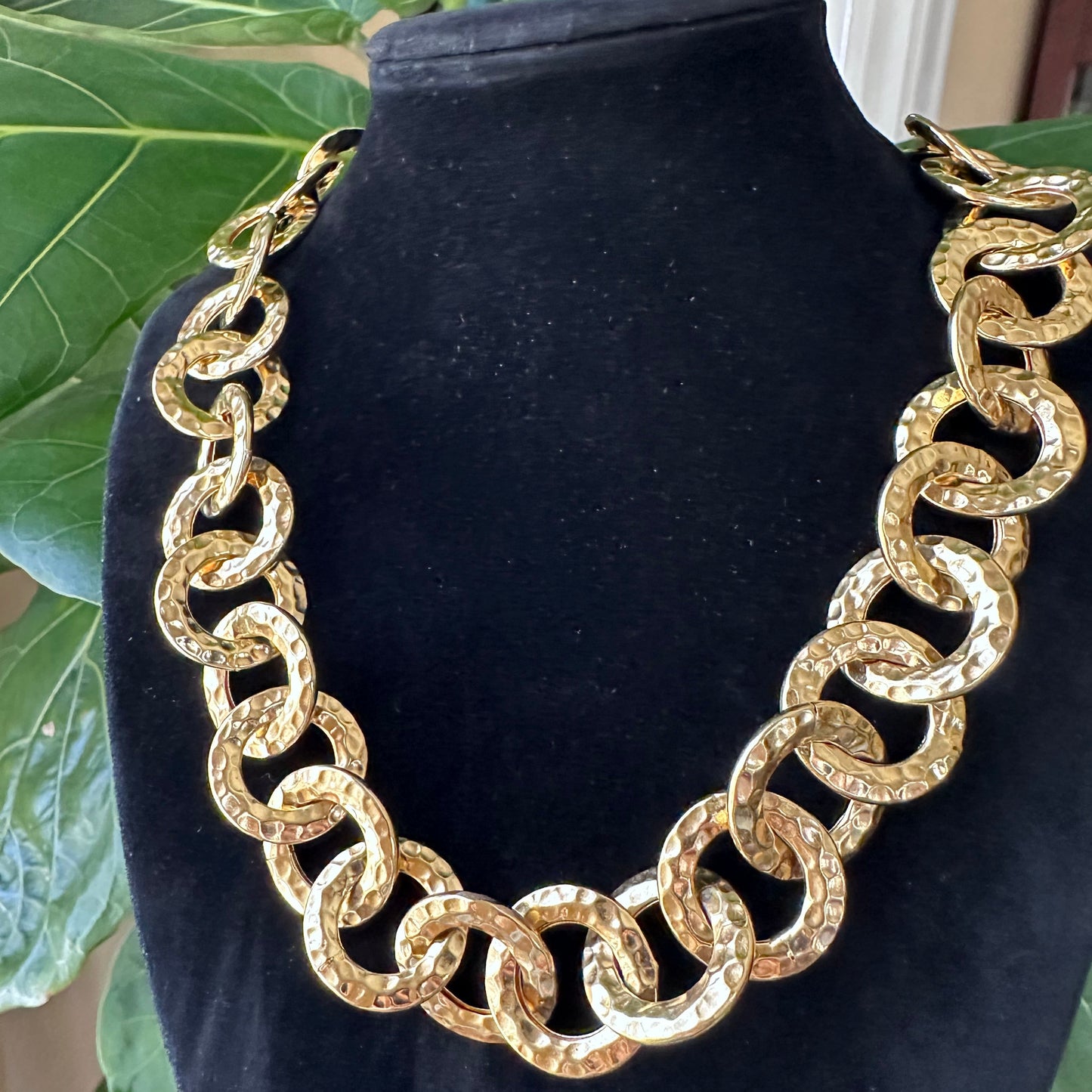 Italian Large Rolo Link Chain 14k Yellow Gold