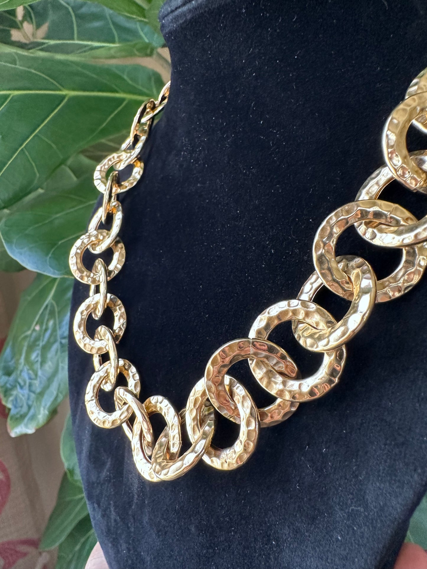 Italian Large Rolo Link Chain 14k Yellow Gold