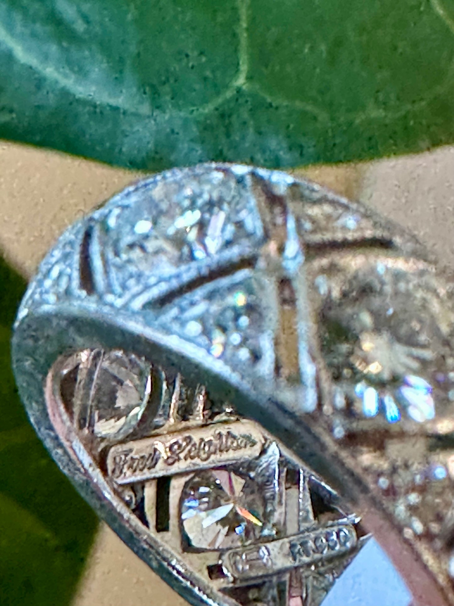 Fred Leighton Diamond Eternity Band Platinum 950