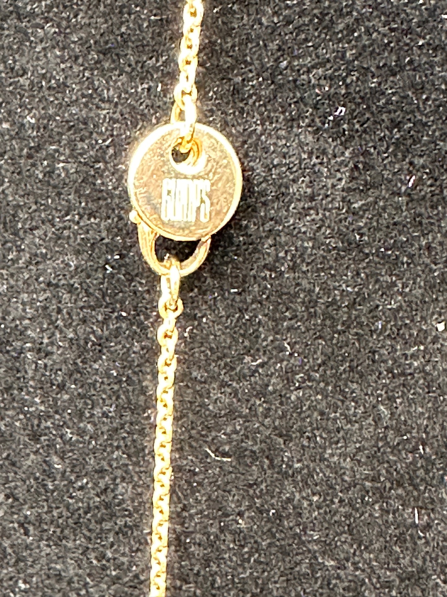 Gump's Six Station Shou Disc 14k Yellow Gold Necklace