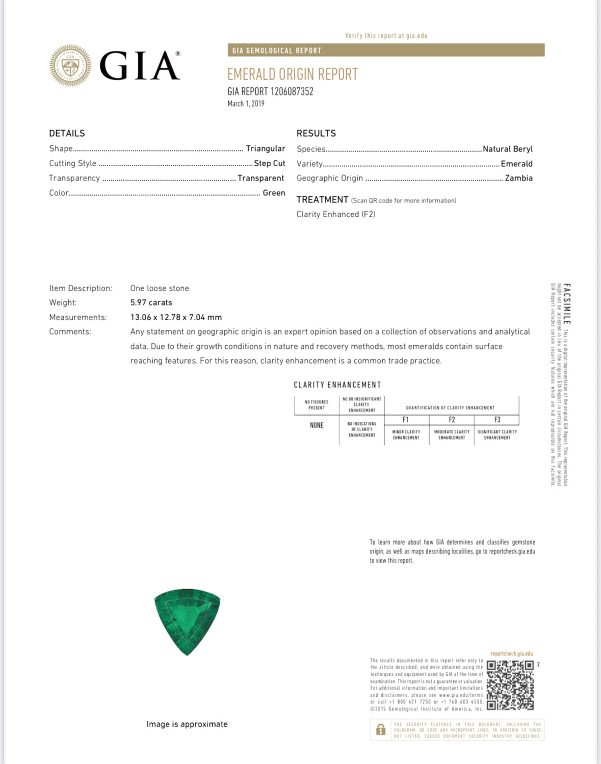 Triangular Brilliant Cut Diamond Triangular Step Cut Emerald Ring, Cocktail Ring, May Birthstone, Wedding Jewelry