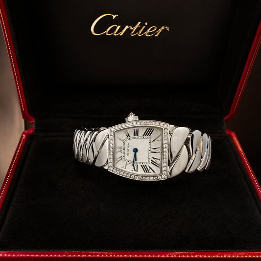 Cartier La Dona Ladies Watch | 18k White Gold | Diamond Bezel | Pre-Owned