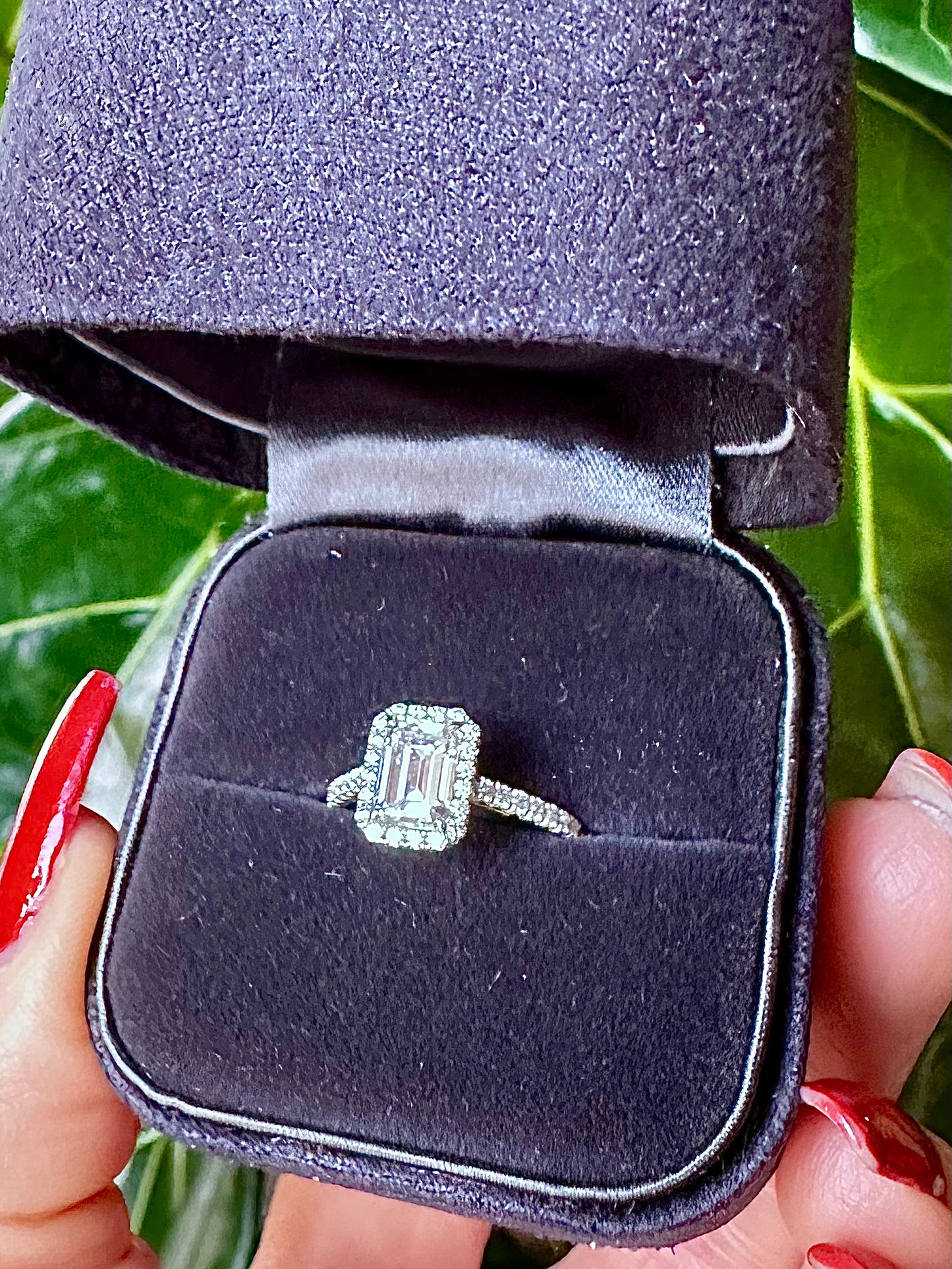 Tiffany & Co Emerald Cut Diamond Engagement Ring