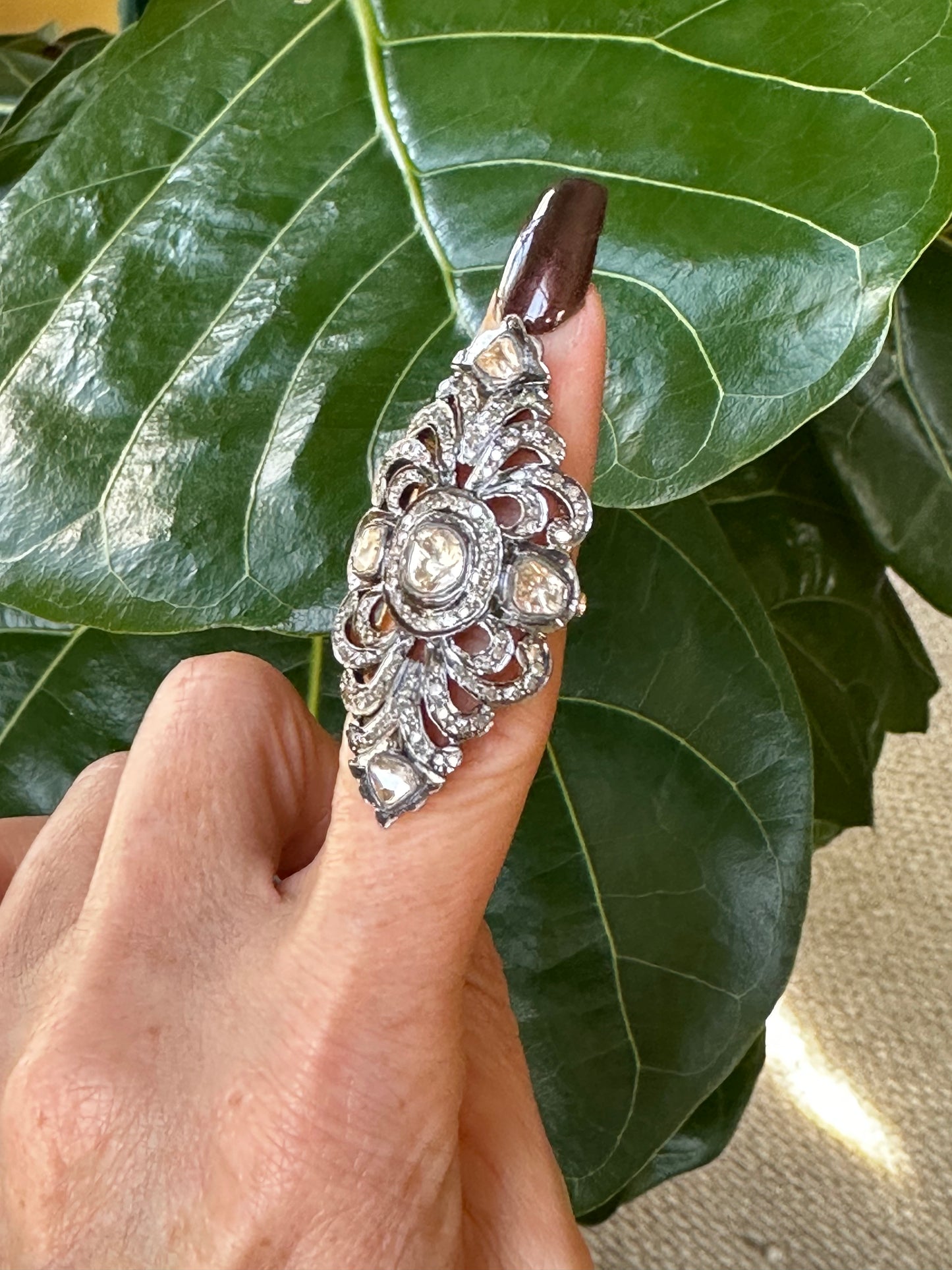 Victorian Rosecut Diamond Ring