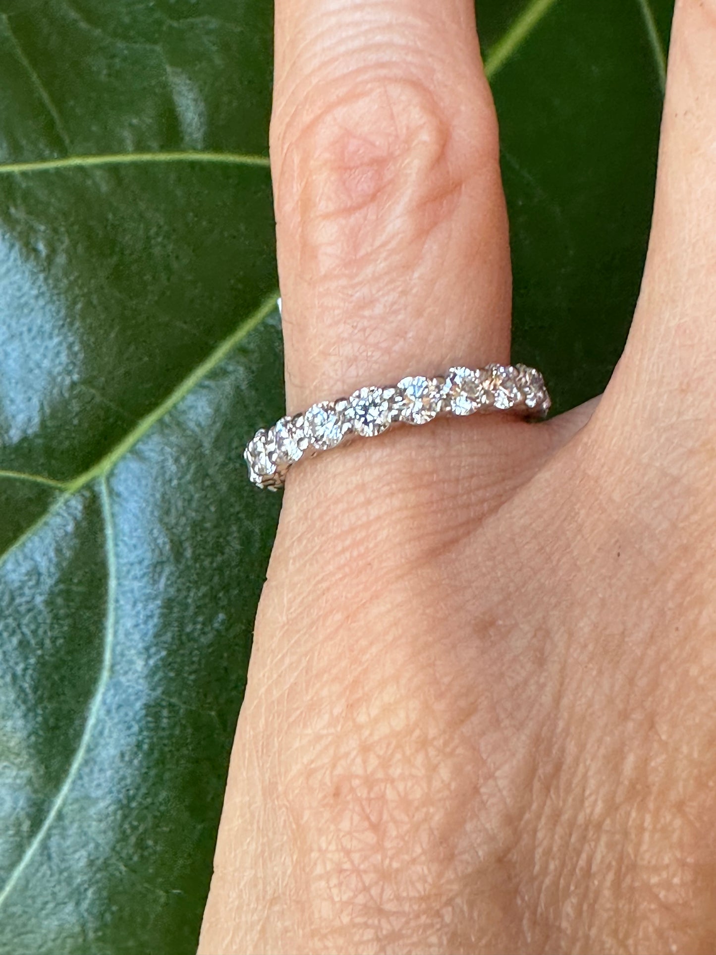 Brilliant Cut Eternity Band Platinum