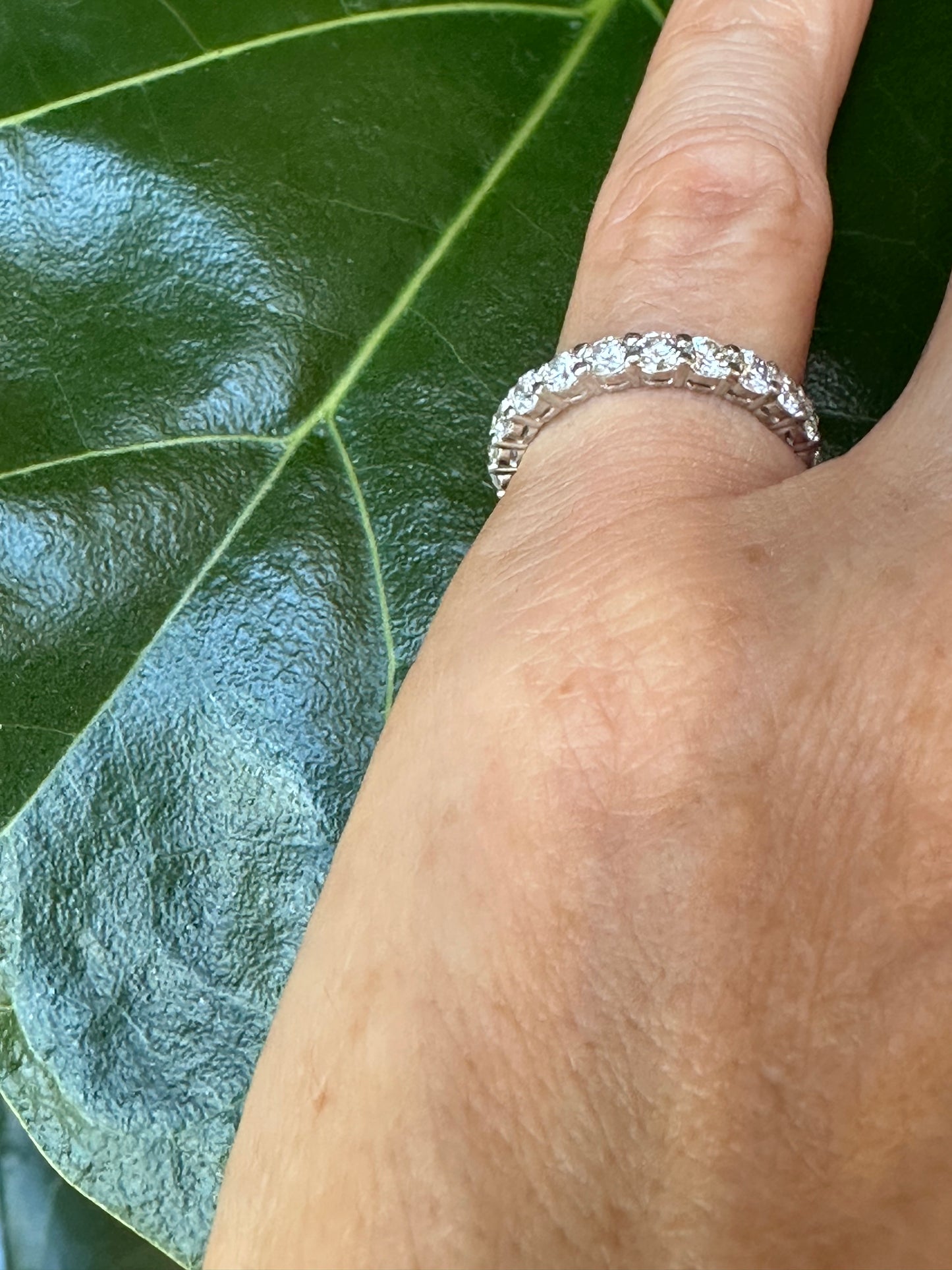 Brilliant Cut Eternity Band Platinum