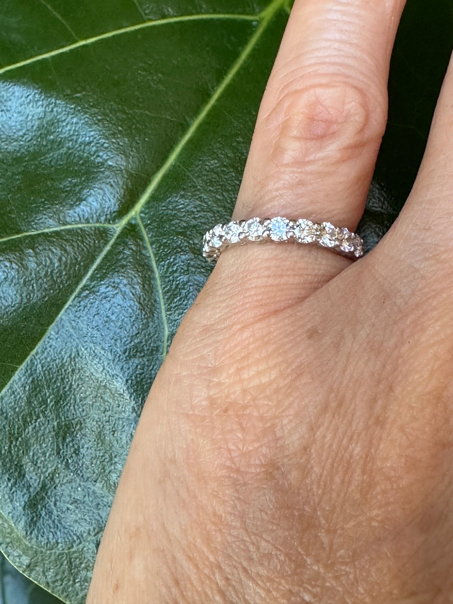 Brilliant Cut Eternity Band Platinum