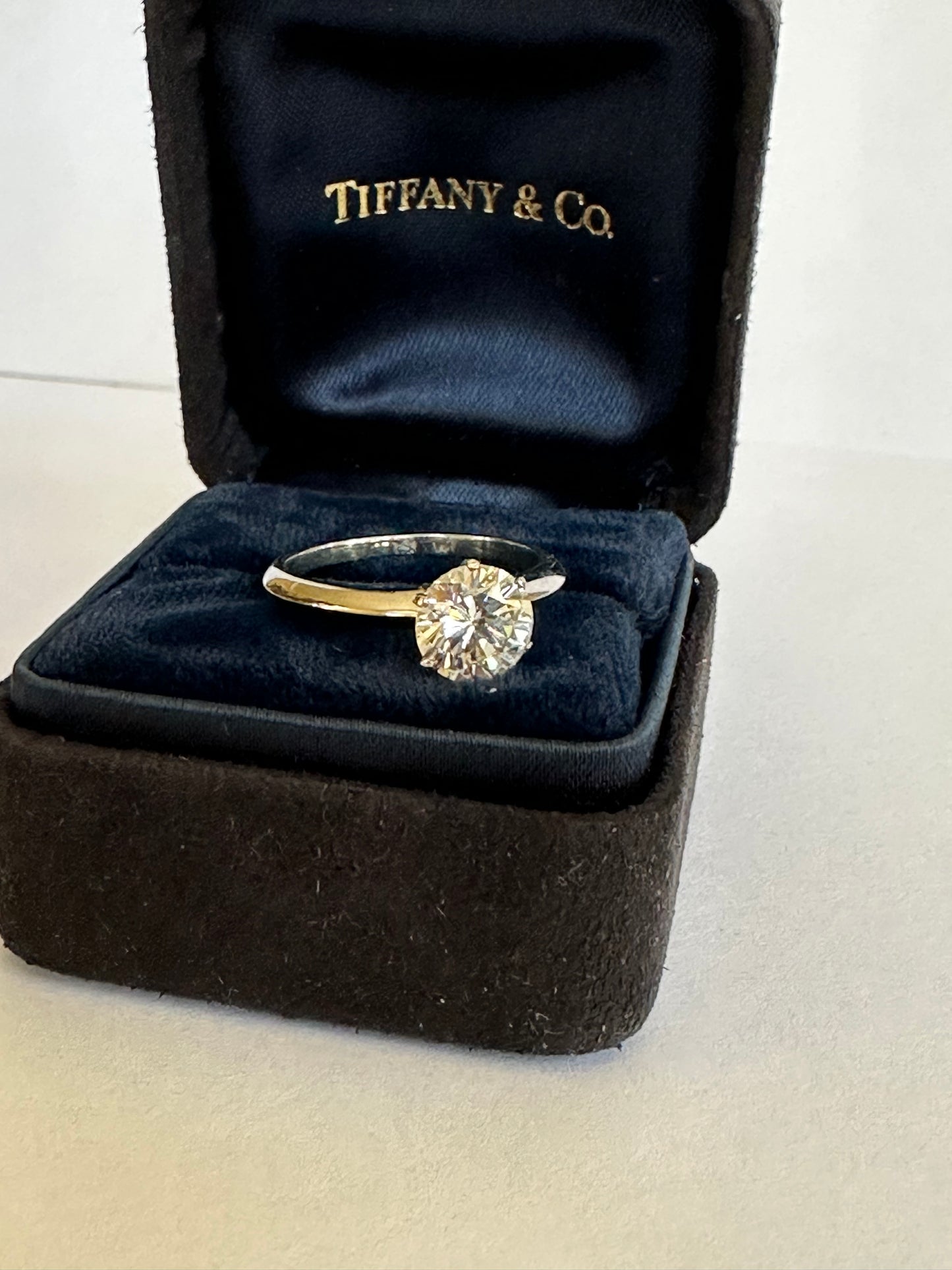 Tiffany and Co. Diamond Solitaire Ring