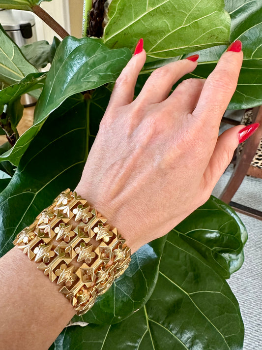 Massive 18k Retro Bracelet