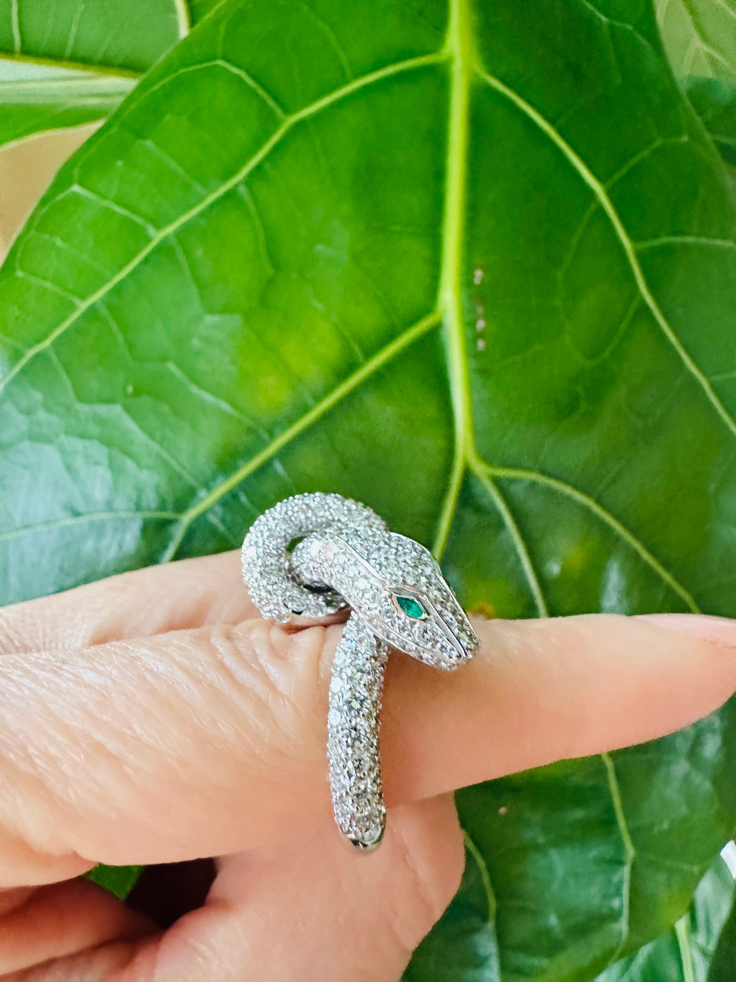 Boucheron Kaa The Snake Diamond Ring 18k