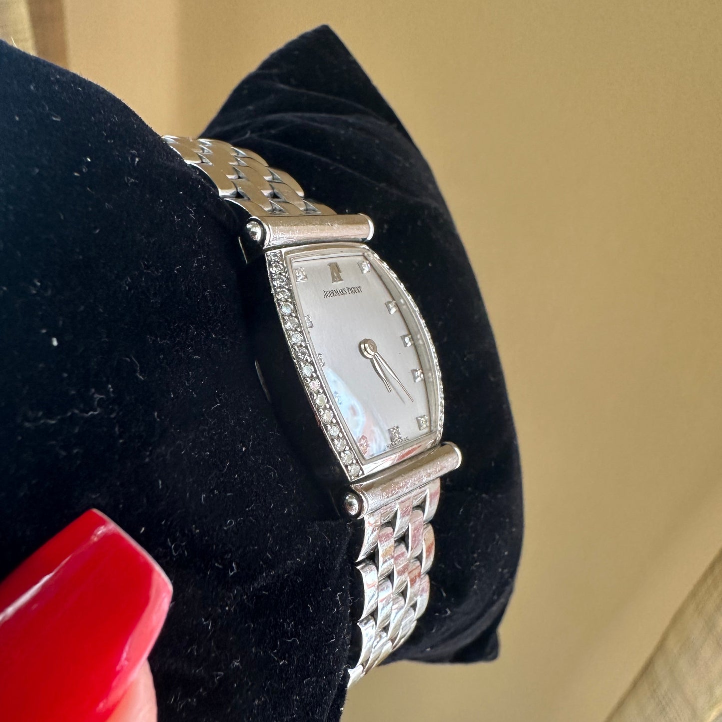 Audemars Piguet Carnegie Diamond Ladies Watch | 18k White Gold | 1990s Estate