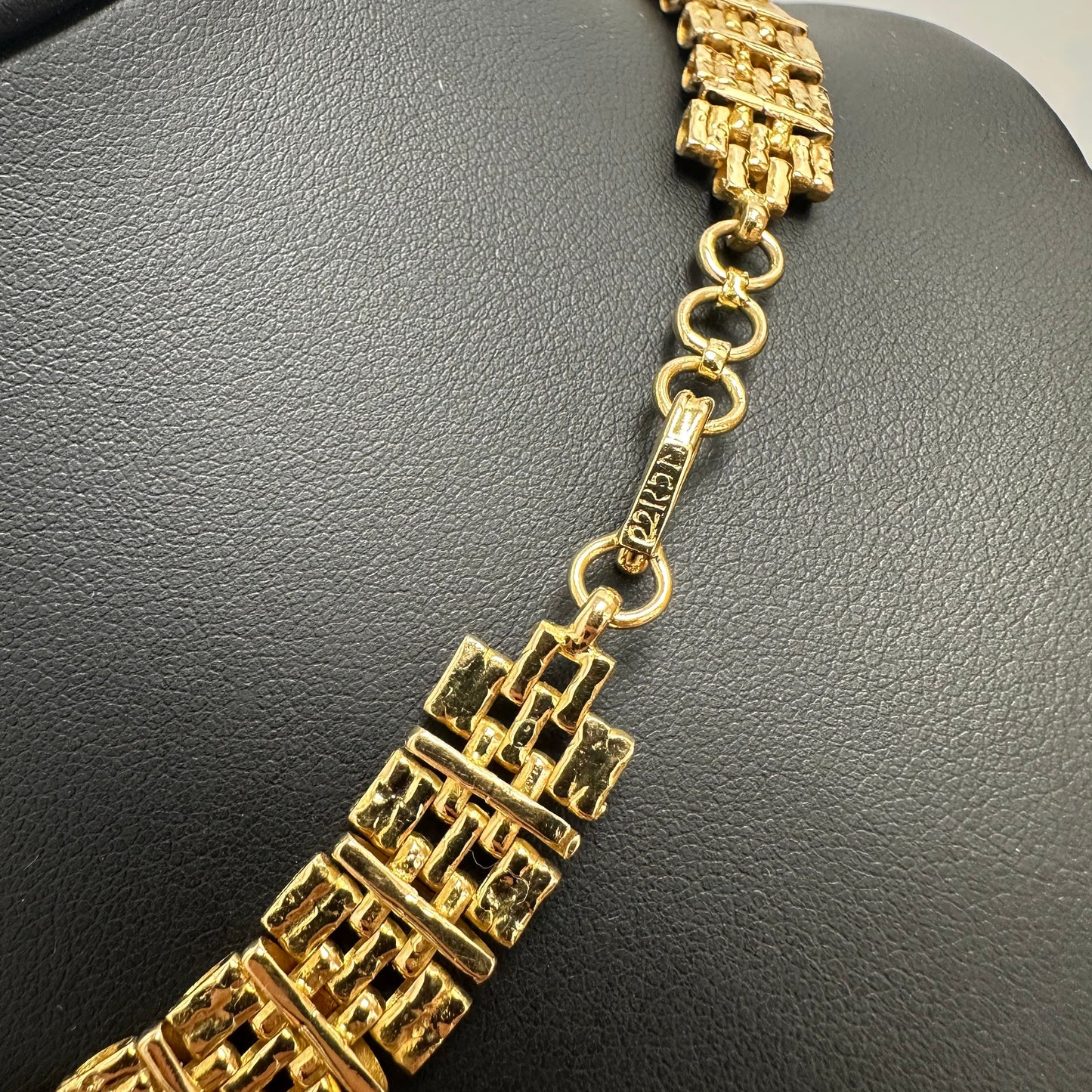 Estate Diamond Collar Necklace | 20+ Carats Natural Diamonds | 18k Yellow Gold | 89.2g