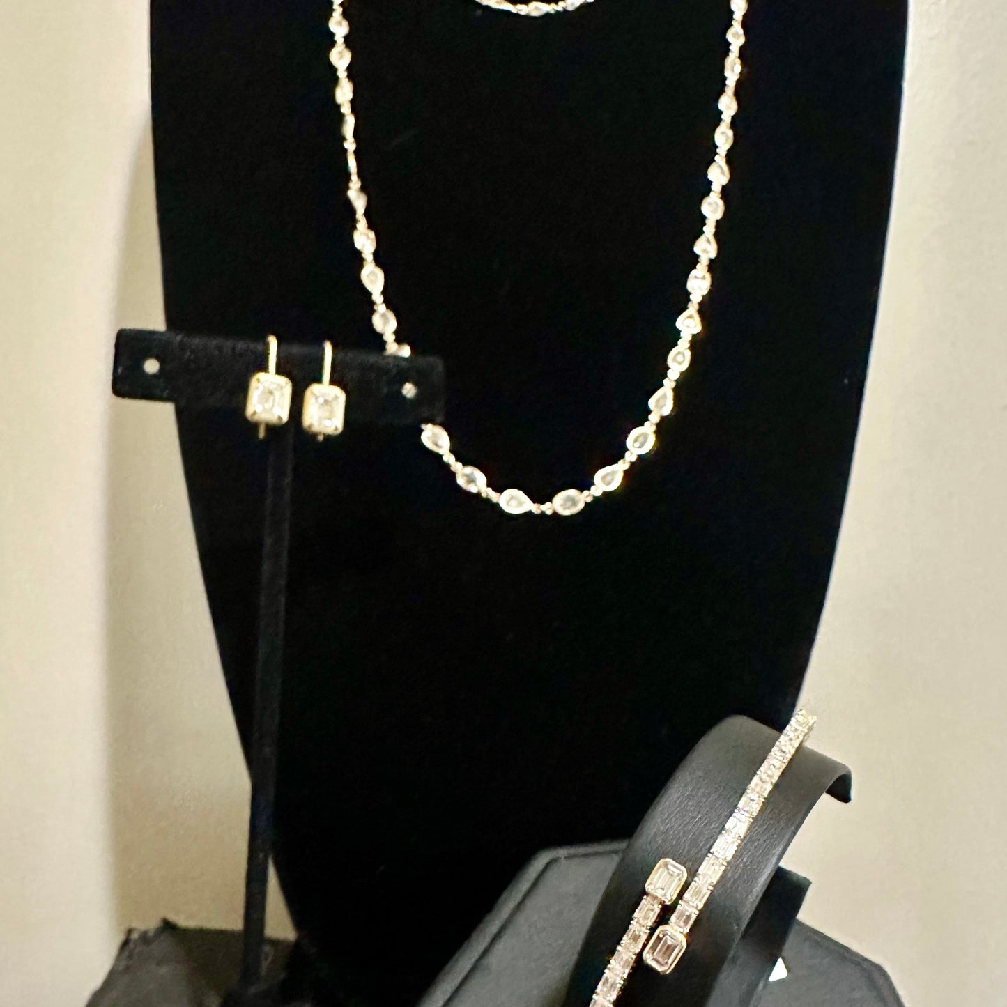 Multi-Cut Natural Diamond By The Yard Necklace – 41.47 Carats 18k Yellow Gold 50"