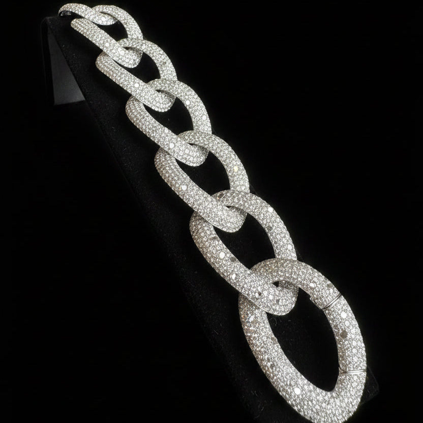 Natural Diamonds 75 CTW in 18k White Gold