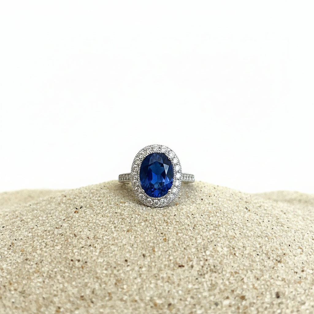natural sapphire with agl certificate
