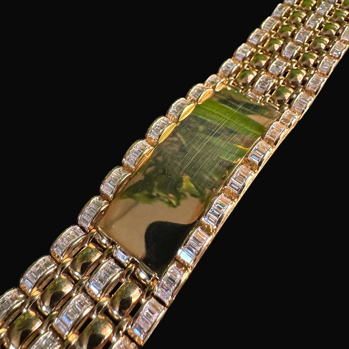 Quinde Design Diamond & 18k Yellow Gold Bracelet