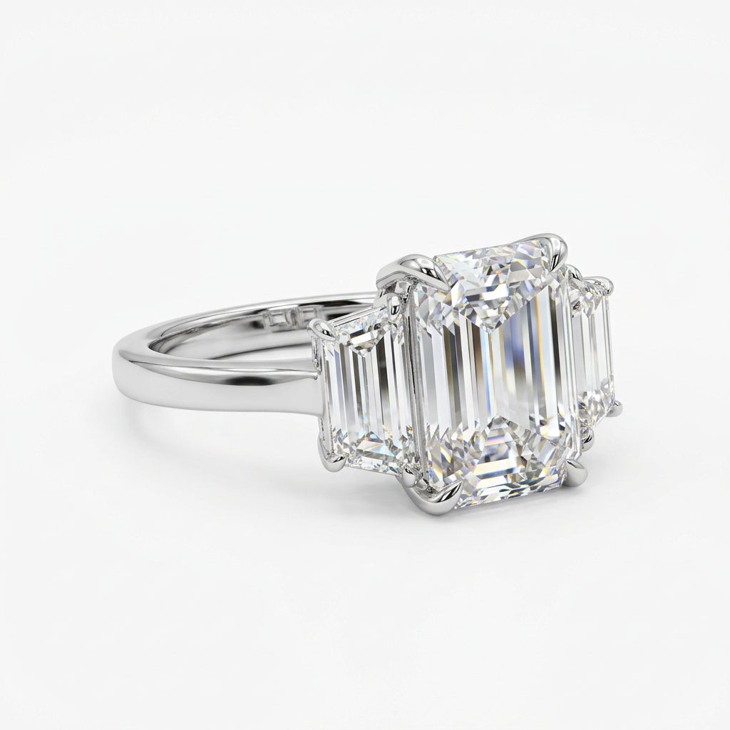 GIA Certified G VS1 Natural Diamond Ring Platinum 