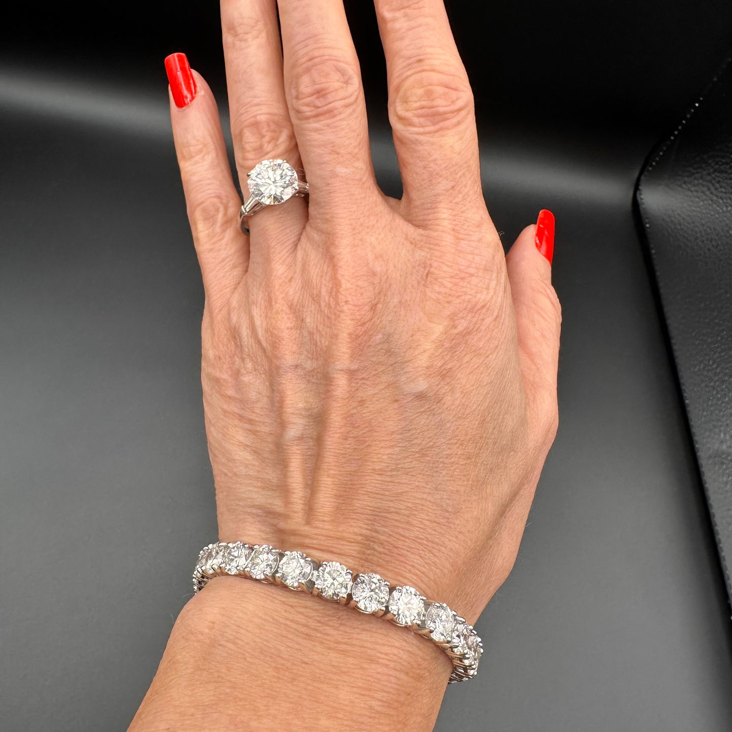 Cartier Engagement Ring 4.33 Carat D Si1 Platinum, Anniversary Ring, Classic Diamond Ring