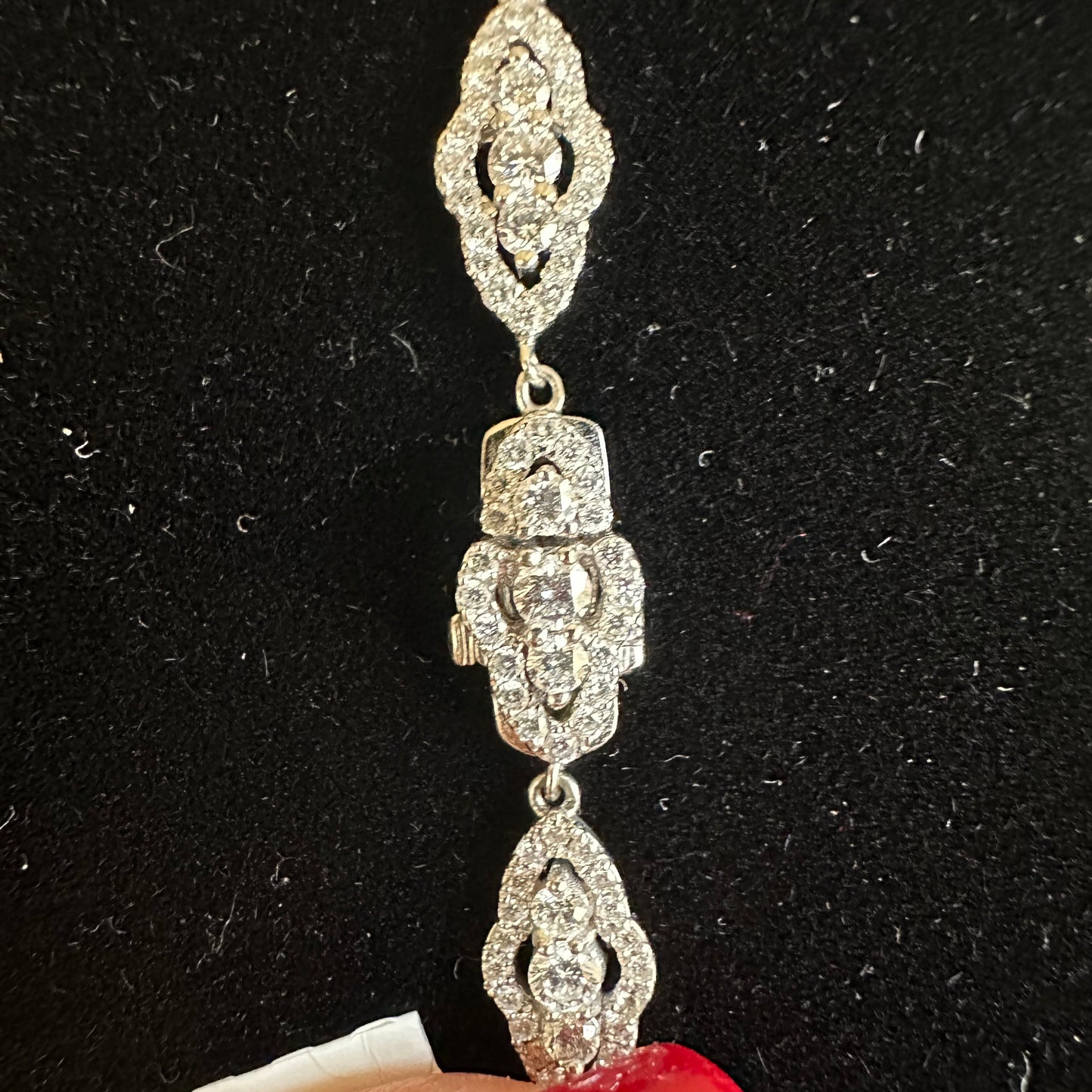 Diamonds By The Yard Chain Necklace in 18k White Gold 32"