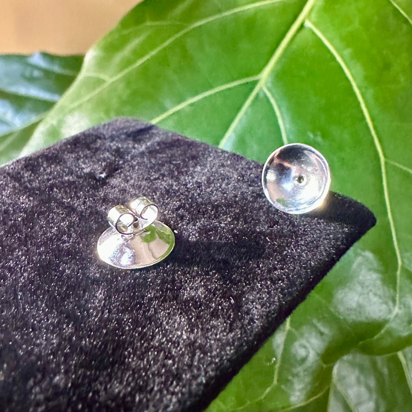 Champagne Diamonds with Diamond Halo Stud Earrings 18k White and Rose Gold